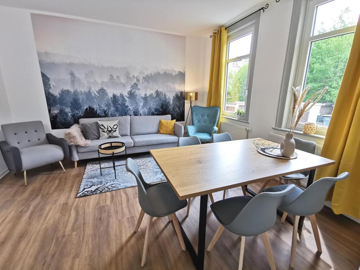 Bohnapartments - Stadtblick Zechenhaus - Balkon - Gratis Parkplatz - Wlan - Sehr Ruhig - Barrierearm Ilmenau Esterno foto