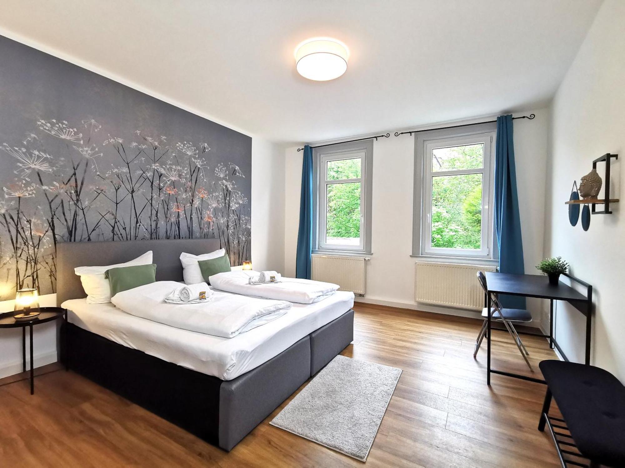 Bohnapartments - Stadtblick Zechenhaus - Balkon - Gratis Parkplatz - Wlan - Sehr Ruhig - Barrierearm Ilmenau Esterno foto